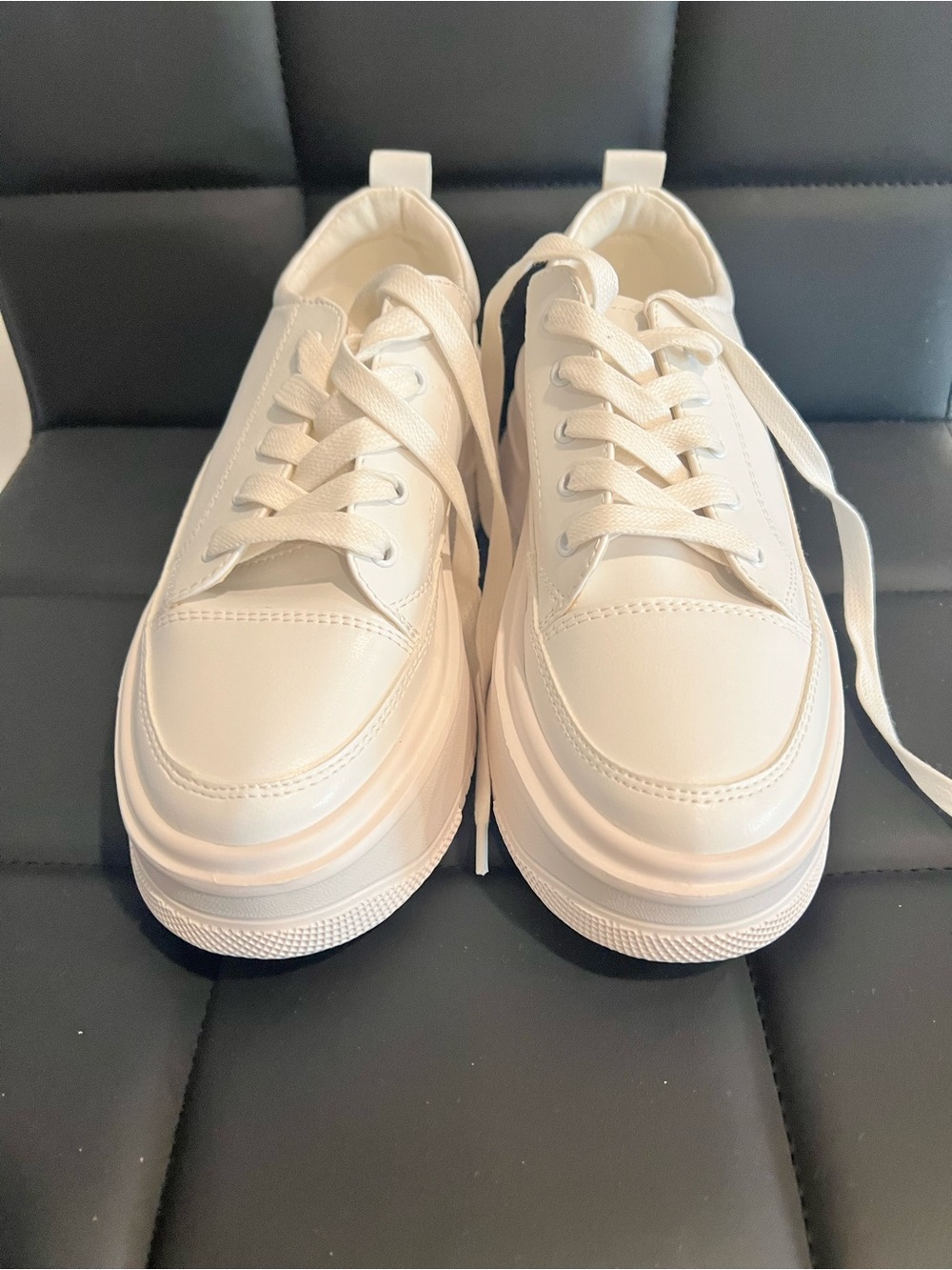 Princess Polly Cream Slip-On Platform Sneaker